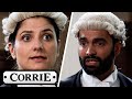 Coronation Street - Imran and Sabeen Fight To Save Corey and Kelly in Court