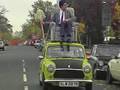 Mr Bean - Driving on roof of car